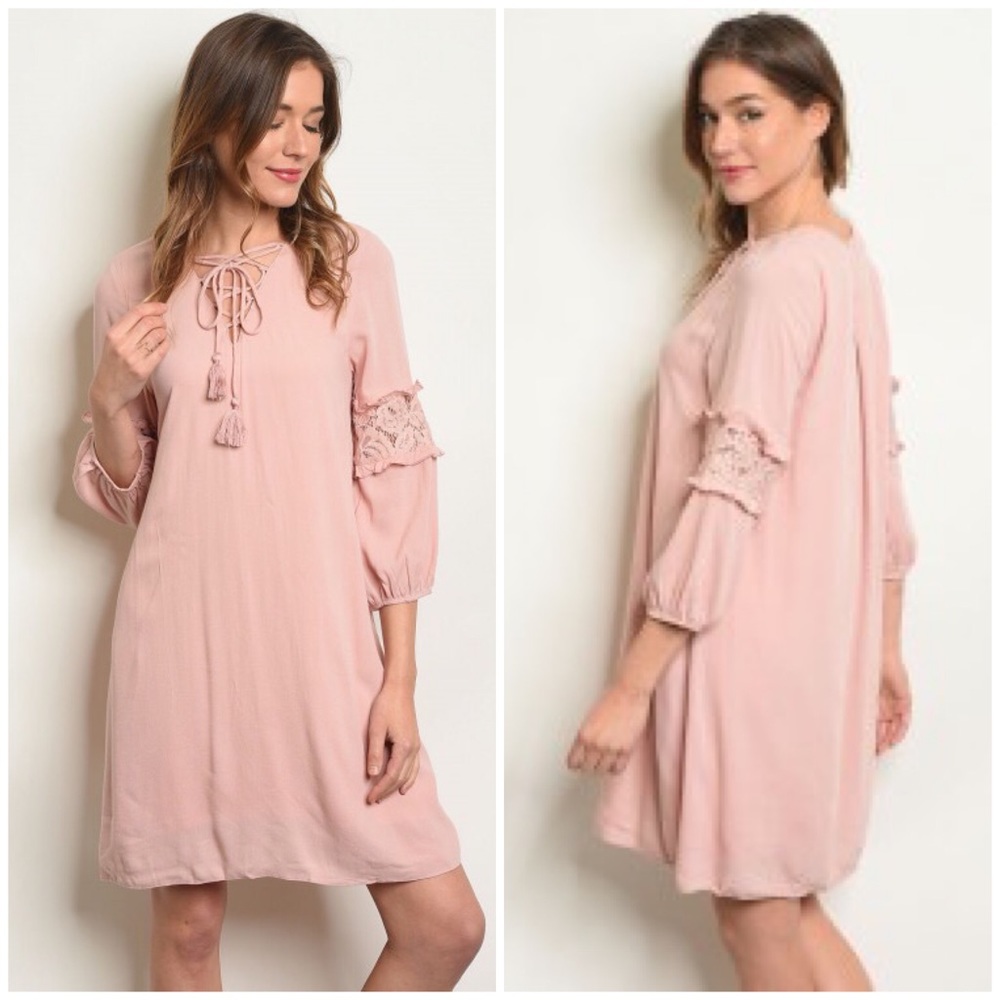 Mini blush dress